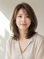 サンタフェ 豊田店(Santa'Fe)&nbsp;白髪ぼかしハイライトカラー/レイヤーミディアム