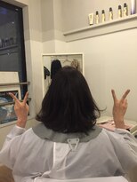 カタチヘアー(HAIR) 16。。。自然体。。。ミディアムのカタチ。。。ピース。。。。