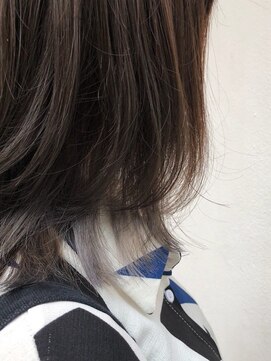 フロート 小阪店(float) アクセントインナーカラー_結婚式,前下がり,斜めバング