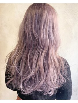 ネウィ 川崎(newi) ピンクベージュ×セミウェットウェーブ