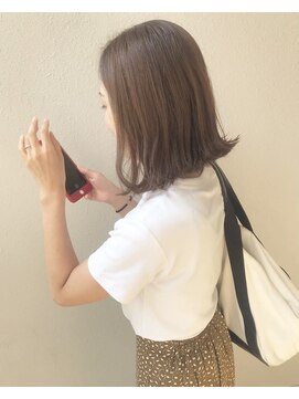 フロート 小阪店(float) ナチュラルベージュ_ココアブラウン,フリンジウェーブ