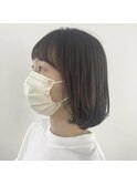 前上がりボブ