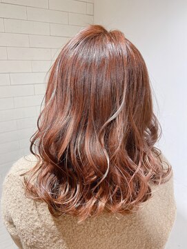 エイト 溝の口店(EIGHT) 【EIGHT溝の口】お客様スタイル_デザインカラー_ピンクベージュ