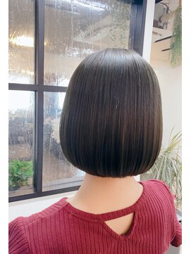 ニット 銀座(knit) 大人丸みボブ×質感コスメストレート　【knit銀座】