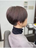刈上げラウンドボブ