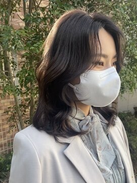 サンバイセライロ 千葉(SAN. by celilo) 韓国風お顔周り/くびれミディアム【佐藤詩門】