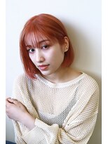 テラス 甲子園(Terrace)&nbsp;[terrace]ハイトーンカラー小顔カット前髪あり/ボブ