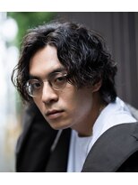 六本木美容室 白金店&nbsp;センターパート/ツイストスパイラル/波巻きパーマ/ウルフ