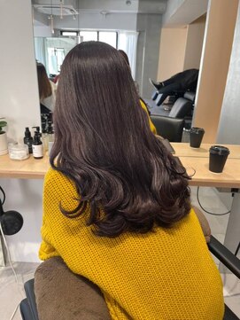 ヘアサロン ガリカ 表参道(hair salon Gallica) 大人艶感ラベンダーグレーブリーチなしダブルカラー
