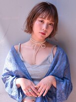 エイチ(H eitf) 【Hエイチ原宿/tatsuya】外国人風ウルフ『グレージュ』