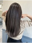 【フェアリーテールつきのわ】艶髪カラーハイライト髪質改善
