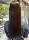 髪質改善で艶ロング