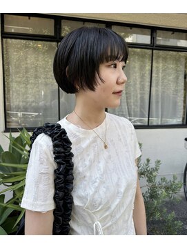 コラン 中目黒(collan) 黒髪ミニボブ