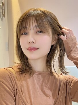 サンド クリア 横浜本店(sand clear) ボブディオリーブベージュ髪質改善縮毛矯正フェイスレイヤー