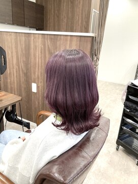 ミミックヘアー(MiMic hair) ピンクバイオレット＋くびれミディ