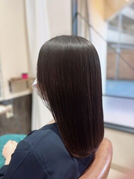 トウカ 船橋駅前店(TOUKA) ミディアムボブ/マロンベージュ/似合わせカット［船橋/船橋駅］