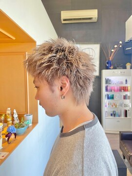 イースト(YEAST) メンズヘア ホワイトブロンド