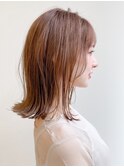 前髪 外ハネボブ イメチェン 美髪 ホワイトブロンド"