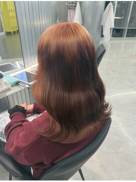 ジーナリア(Xena ria) 《衣織》オレンジベージュ×暖色ブラウンのルーツカラー♪