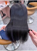 縮毛矯正に合うラベンダーカラー