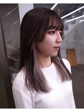 レコ(LECO) ココアブラウンとホワイトベージュのイヤリングカラー