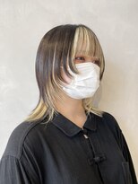 ミーム 原宿 表参道(meme)&nbsp;◎ブロンドハイトーンカラーデザインカラーアンブレラカラー金髪