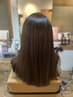 【お手入れ楽ちん】縮毛矯正＋カット＋つるりんちょ。トリートメント￥21000