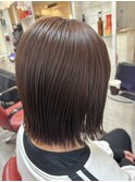 髪質改善 プレミアムカラー 切りっぱなし@田代4/17