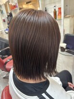 ロマンヤカタ ファース(ROMAN YAKATA fars) 髪質改善 プレミアムカラー 切りっぱなし@田代4/17