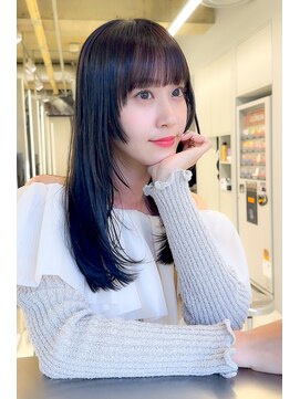 ヴァイス 新宿店(VAICE) レイヤーカット/姫カット/前髪カット/黒髪