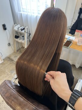 ツイギー 歩行町店(TWiGGY) 髪質改善グレージュカラー