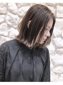 モアナ ルア バイ ヘッドライト 平塚店(Moana Lua by HEADLIGHT) #外はねボブ#ベージュ#髪質改善#20代30代40代