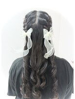 ルート(Ru-t)&nbsp;編み込みハーフツイン