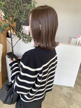 ニド(2do)の写真/【乾燥対策】カット＋アレンジ＋カラー＋オージュアのハンドクリーム付♪冬も艶めくカラーに