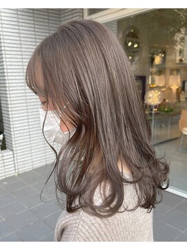 アクアオモテサンドウ(ACQUA omotesando) ミルクティーベージュ/透明感カラー/ブリーチなしダブルカラー