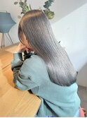 ブリーチなしグレージュ