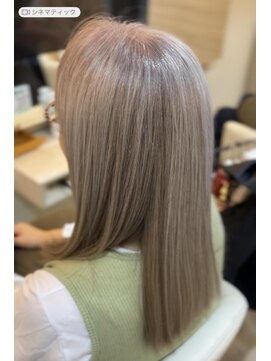 ミルクティーベージュ/白髪ぼかし/白髪活かし