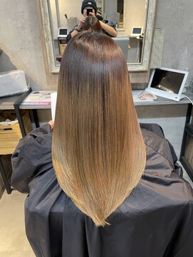 美髪ストレート