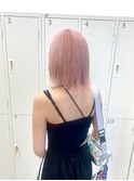 ボブ×ホワイトピンク