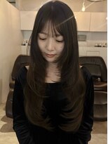 ライン(LINE)&nbsp;レイヤーカット/韓国風/髪質改善/透明感カラー