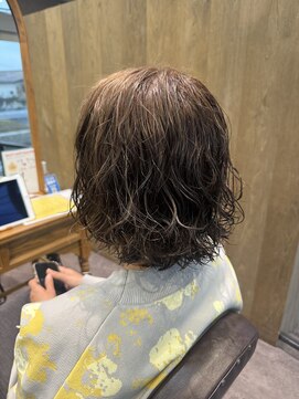 ラーム 宇部高校前店(rame) デジタルパーマ、ベージュカラー、髪質改善