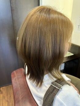 ジョイントクラブ(joint club)の写真/憧れのサラ艶髪へ導く！ツヤと手触りが抜群に良いヘアカラー。髪に優しい薬剤で匂いしないのも嬉しい◎