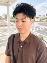 ユイマァルスロウ 倉敷(YUIMARLSLOW)&nbsp;倉敷メンズカット20代30代40代ニュアンスパーマ刈り上げショート