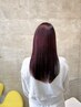 縮毛矯正+カット+根本カラー+髪質改善トリートメント(ロング)33500