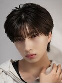 シースルーマッシュ韓国マッシュニュアンスパーマ曲がる縮毛矯正