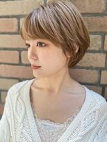 フラミューム 藤沢(flammeum) 大人ショートボブ×マロンベージュ【藤沢】