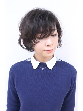 ノック ヘア ハウス(Knock HAIR HOUSE) 大人の遊び、前下がり甘辛ショート