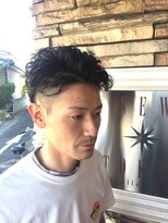 ニュー東京エクセレントヘアー くせ毛風パーマ ワイルドアップバング