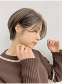 立体感のある3Dハイライト×ショートボブ♪