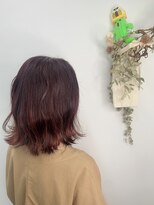 イーラ(era)&nbsp;《era》ラベンダーレッド　外ハネボブ　艶ツヤ　みわ